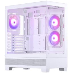 Carcasa PC PHANTEKS XT VIEW, Tempered Glass, Fara sursa, D-RGB, Alb