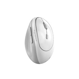 Mouse wireless, Genius Ergo 8350S, optic, 2400 dpi, 6 butoane, alb-gri