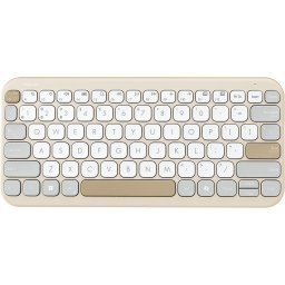 Tastatura Wireless ASUS KW100, Bluetooth, Layout US INT, bej
