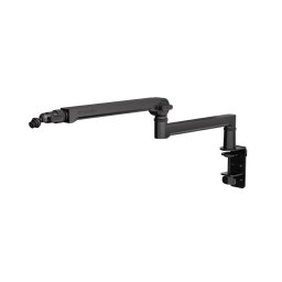 Brat de microfon Endorfy EY0A009, Broadcast Low Profile Boom, rotire 360 grade, canal cablu ascus, sistem de prindere tip clema, Negru