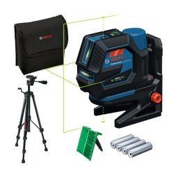 Bosch - GCL 12V-50-22 CG - Nivela laser cu linii si puncte, 2 linii laser, 25 m, 2 puncte laser, 10 m, +/-0.3 mm/m, suport perete, trepied, geanta textila