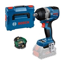 Bosch - GDS 18V-750 C - Masina de insurubat cu impact fara acumulatori si incarcator, Li-Ion, 18 V, - Ah, patrat 1/2 inch, 750 Nm, M12-M22, valiza speciala, accesorii
