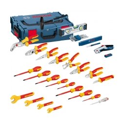 Bosch - 1600A02NG4 - Trusa scule de mana pentru electricieni, 37 bucati