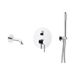 Set de cadă cu baterie ascunsă KFA Armatura 5039-401-00 MOZA crom lucios