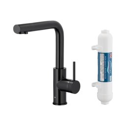Baterie pentru apă filtrată KFA Armatura 6623-912-81 DUERO PURE negru + filtru