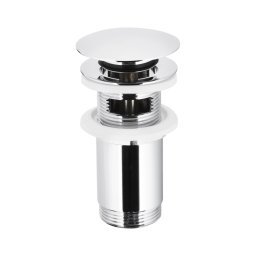 Ventil de lavoar cu preaplin KFA Armatura 660-254-00 CLICK-CLACK d. 6,6 cm crom lucios