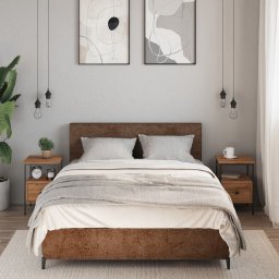 Noptiere, 2 buc., stejar artizanal, 34x36x50 cm, lemn prelucrat GartenMobel Dekor