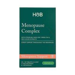 HB Complex Menopauză Holland & Barrett - 60 Tablete cu Vitamine, Minerale și Extracte Botanice