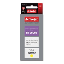 Activejet AB-5000Y ink for Brother printer; Brother BT-5000Y replacement; Supreme; 50 ml; yellow