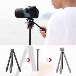 Accesorii pentru trepied de călătorie cu eliberare rapidă Ulanzi F38, Coloană centrală Zero 1/4