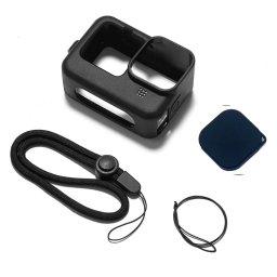 Husa protectie din silicon neagra pentru GoPro Hero 11,12 GP246A