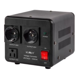 Convertor de tensiune 800W/1000VA bidirectional 230V-115V, transformator toroidal, Kemot URZ3422