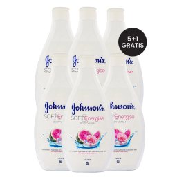 PROMO 5+1 GRATIS Johnson's Gel de dus 400 ml Soft&Energise Watermelon Rose