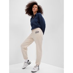 Pantaloni sport pentru femei GAP - bej, albastru inchis