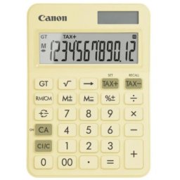 Calculator Canon, LS-125KB, 12-digits, galben pastel
