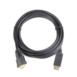 Cablu video Gembird DisplayPort (T) la DVI-D DL (T), 1.8m, rezolutie maxima Full HD la 60Hz, Negru, CC-DPM-DVIM-6