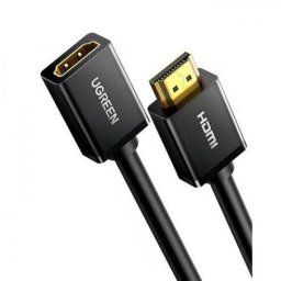 Cablu Ugreen HD107, HDMI male - HDMI female, 5m, NEGRU