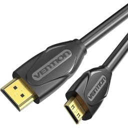 Cablu Vention VAA-D02-B100, HDMI male - mini HDMI male, 1 m