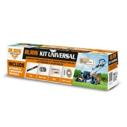kit universal masini gazon cu diam 40cm{cutit, bujie, adaptor universal, adaptor fulie, kit surub}