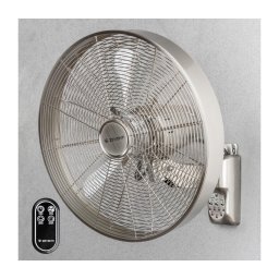 ZEVENTI - Ventilator de perete FREEZE 50W/230V Ø 45 cm crom + telecomandă
