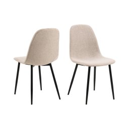 Scaun de sufragerie KAIA 1 buc. bej