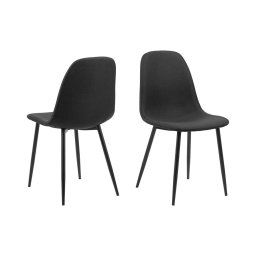 Scaun de sufragerie KAIA 1 buc. negru