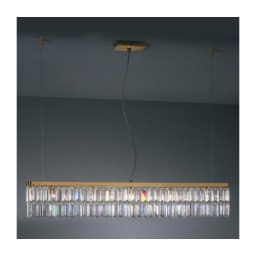 Kolarz 314.87.3 - Candelabru cristal PRISMA 7xG9/25W/230V aur 24K