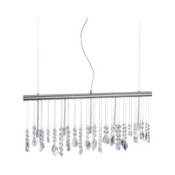 Lustră de cristal pe cablu Kolarz 104.85.5 STRETTA 5xG9/40W/230V crom lucios