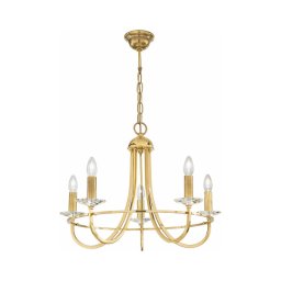 Kolarz 330.85.8C - Candelabru cristal IMPERIAL 5xE14/60W/230V auriu