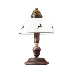 Lampă de masă Kolarz 731.73.100 NONNA 1xE27/75W/230V maro/verde