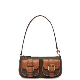 MICHAEL KORS Geantă mică Zoey Sm Conv Pouchette 32S5GZCU1B 252 brn/acorn