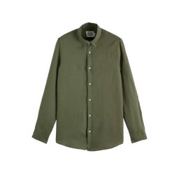 SCOTCH & SODA Cămaşă Regular Fit Linen 180016 SC250 army