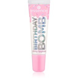 essence Birthday Bomb luciu de buze transparent pentru stralucire culoare 01 Cake My Day! 10 ml