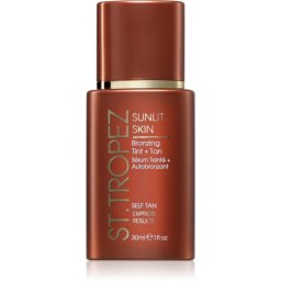 St.Tropez Sunlit Skin Bronzing Tint + Tan crema auto-bronzanta faciale 1 buc
