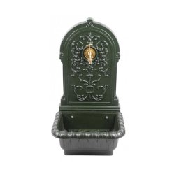 Chiuveta de gradina, fonta, verde, 44x36x76 cm