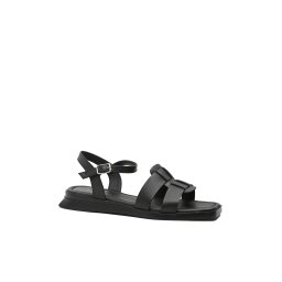 Sandale casual damă Dogati joase, negre, din piele naturală MIR80-37 EU