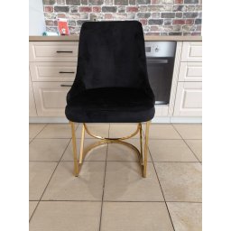 SCAUN MADISON 3 NEGRU CU AURIU