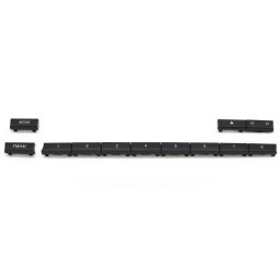 Set 12 Butoane Panou Radio CD Audio Dedicat BMW F01 F02 F06 F07 F10 F12 F13, Model A