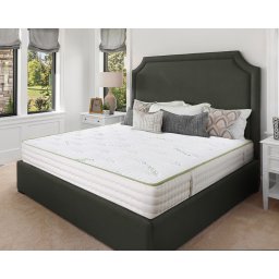 Saltea Ortopedica Green Future Premium Bamboo Memory Latex Pocket 160x190 cm, 7 zone, arcuri invelite, latex, medie, 26 cm, anatomica, husa antialergica