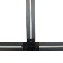 Conector sina magnetica Led,forma de T- in trei directii-Proiectoare LED Sina magnetica aplicata