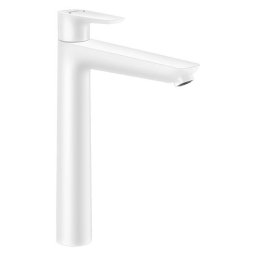 Baterie lavoar cu ventil, Hansgrohe, Talis E 240, alb mat