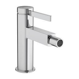 Baterie bideu, Hansgrohe, Finoris, cu ventil, crom