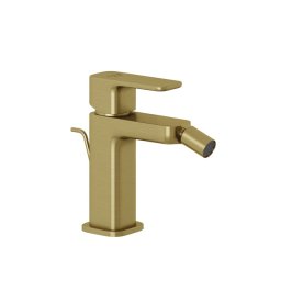 Baterie bideu Kludi, Renon, cu ventil cu tijă, brushed gold