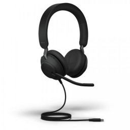 Casti cu microfon, Jabra Evolve2 40, USB-A, UC Stereo