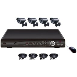 KIT supraveghere video 4 camere CCTV 6004A