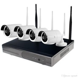 KIT 4 camere de supravegere Wi-Fi NVR HD
