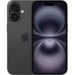 Apple iPhone 16 128GB 5G Dual SIM Black + folie protectie Display