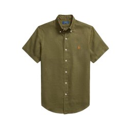 POLO RALPH LAUREN Cămaşă Cubdppcsss-Short Sleeve-Sport Shirt 710968912002 301 dark green