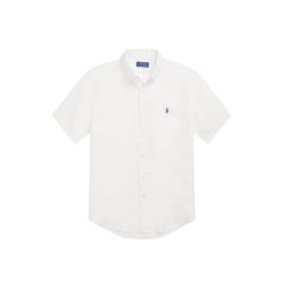 POLO RALPH LAUREN Cămaşă Cubdppcsss-Short Sleeve-Sport Shirt 710968912008 100 white Custom Fit