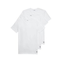 POLO RALPH LAUREN T-Shirt (Pack of 3) Bci Cotton Uvn 714936903001 C1916 white